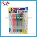 Scented 9cm mini gel pens for promotion